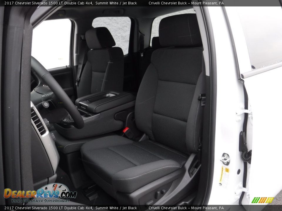 2017 Chevrolet Silverado 1500 LT Double Cab 4x4 Summit White / Jet Black Photo #12