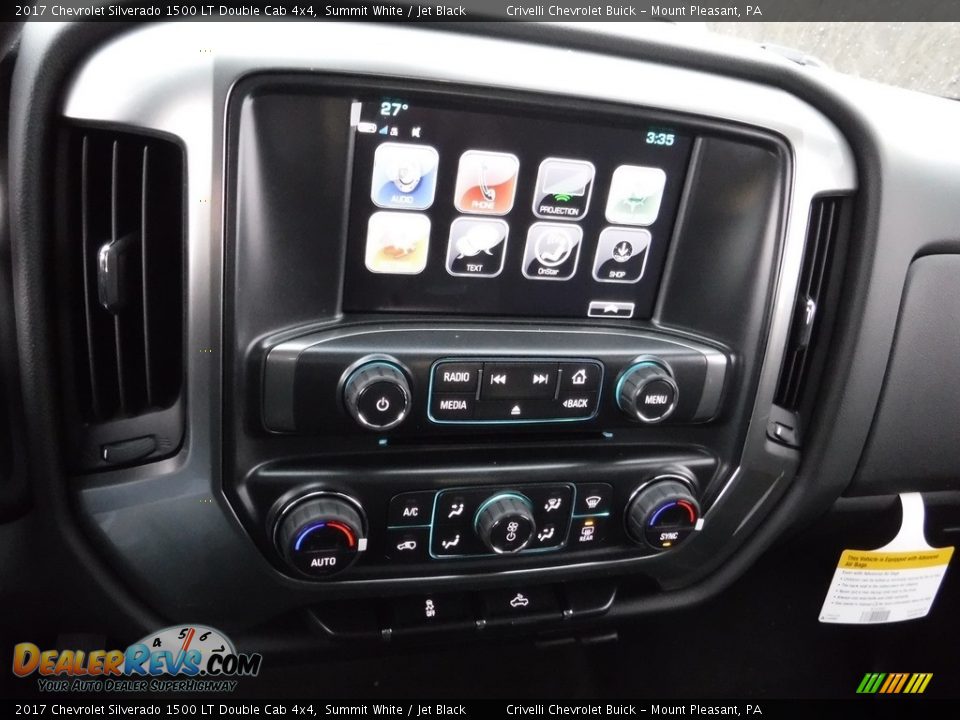 2017 Chevrolet Silverado 1500 LT Double Cab 4x4 Summit White / Jet Black Photo #14