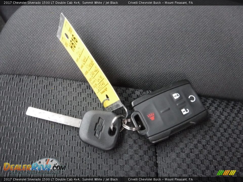 2017 Chevrolet Silverado 1500 LT Double Cab 4x4 Summit White / Jet Black Photo #19