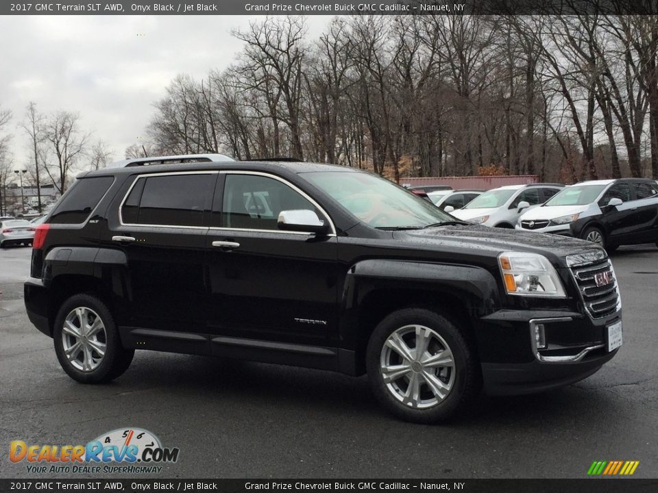 2017 GMC Terrain SLT AWD Onyx Black / Jet Black Photo #3