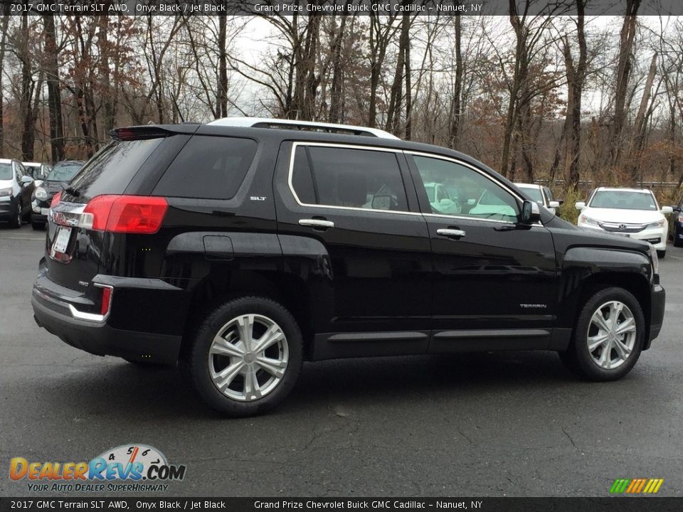 2017 GMC Terrain SLT AWD Onyx Black / Jet Black Photo #4