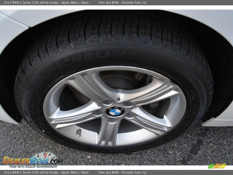 2014 BMW 3 Series 328i xDrive Sedan Alpine White / Black Photo #33