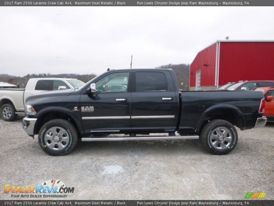 2017 Ram 2500 Laramie Crew Cab 4x4 Maximum Steel Metallic / Black Photo #3