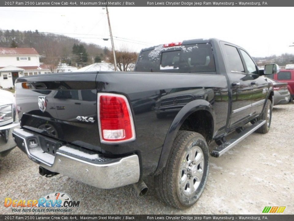 2017 Ram 2500 Laramie Crew Cab 4x4 Maximum Steel Metallic / Black Photo #8