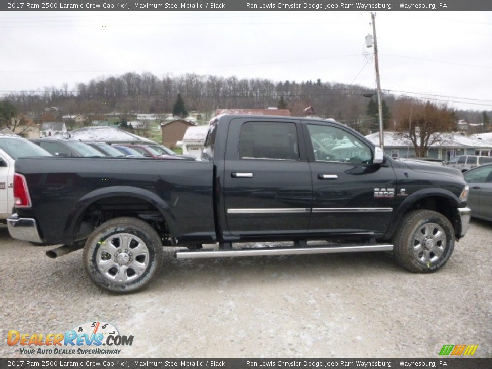 2017 Ram 2500 Laramie Crew Cab 4x4 Maximum Steel Metallic / Black Photo #9