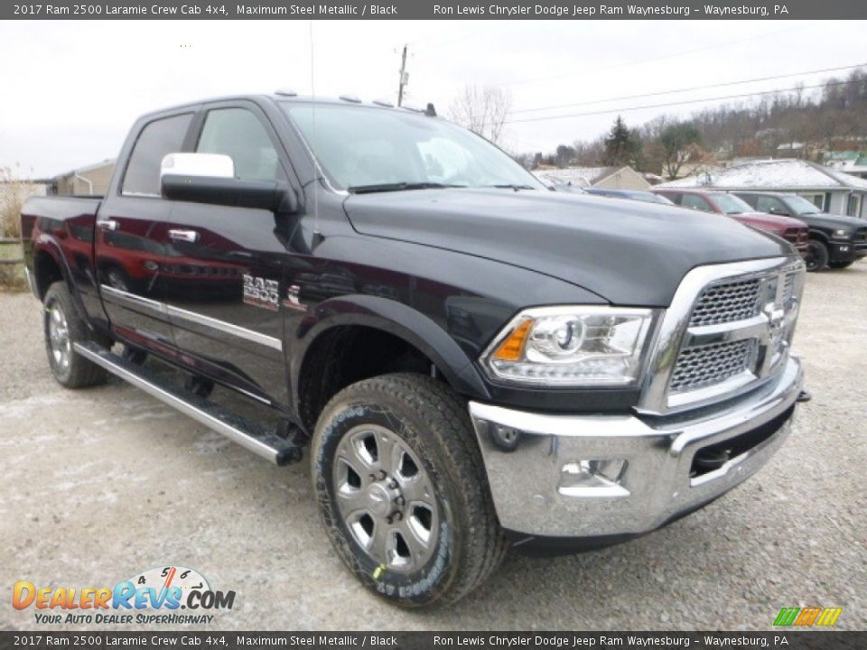 2017 Ram 2500 Laramie Crew Cab 4x4 Maximum Steel Metallic / Black Photo #12