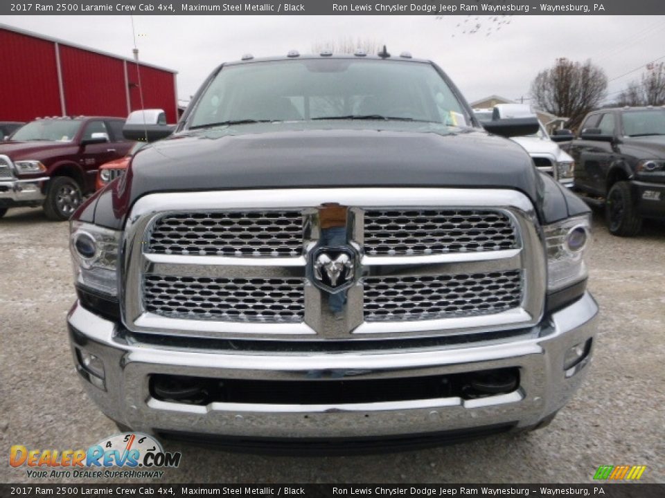 2017 Ram 2500 Laramie Crew Cab 4x4 Maximum Steel Metallic / Black Photo #13