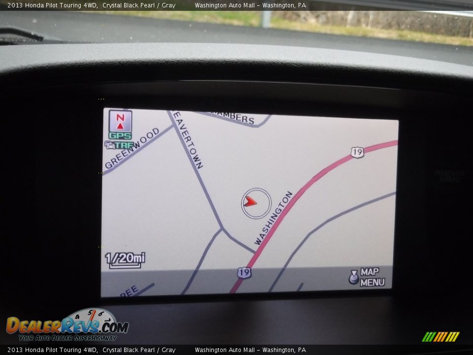 2013 Honda Pilot Touring 4WD Crystal Black Pearl / Gray Photo #19
