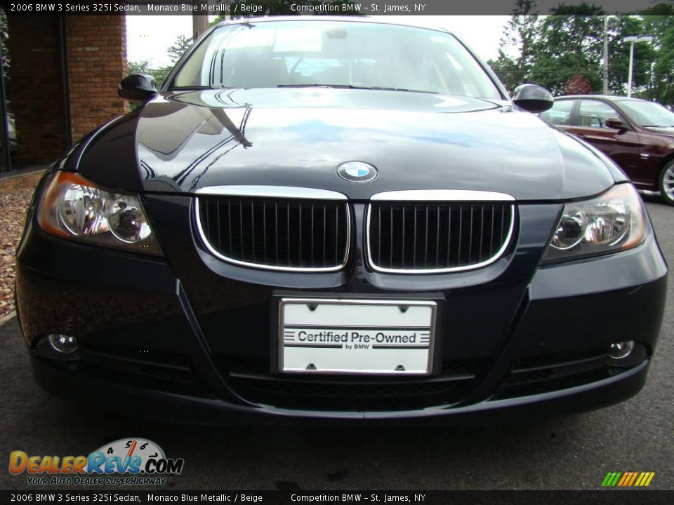 2006 BMW 3 Series 325i Sedan Monaco Blue Metallic / Beige Photo #2