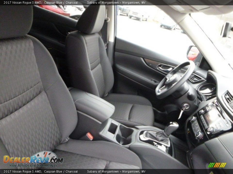 2017 Nissan Rogue S AWD Caspian Blue / Charcoal Photo #3