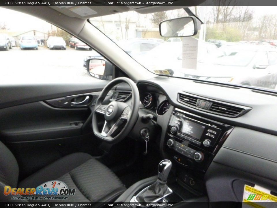 2017 Nissan Rogue S AWD Caspian Blue / Charcoal Photo #4