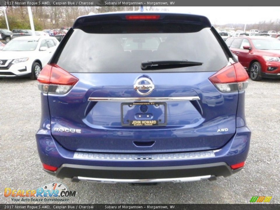 2017 Nissan Rogue S AWD Caspian Blue / Charcoal Photo #8