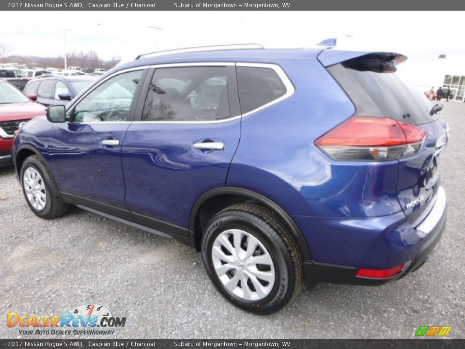 2017 Nissan Rogue S AWD Caspian Blue / Charcoal Photo #9