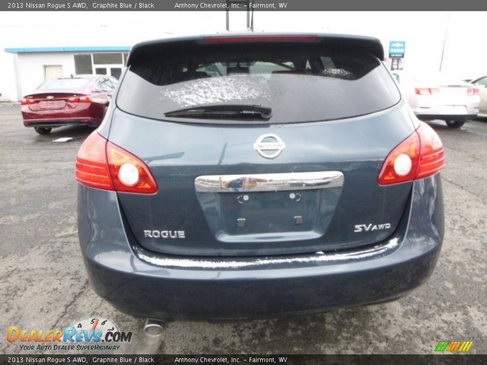2013 Nissan Rogue S AWD Graphite Blue / Black Photo #8