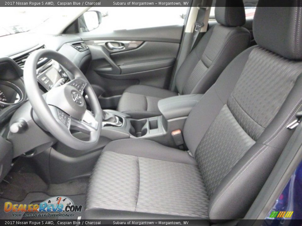 Charcoal Interior - 2017 Nissan Rogue S AWD Photo #13