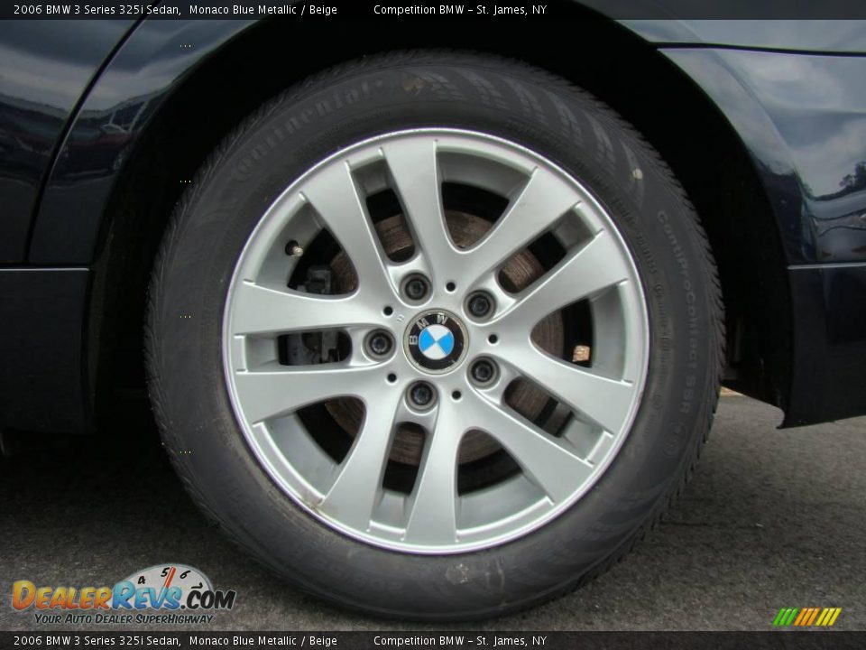 2006 BMW 3 Series 325i Sedan Monaco Blue Metallic / Beige Photo #6