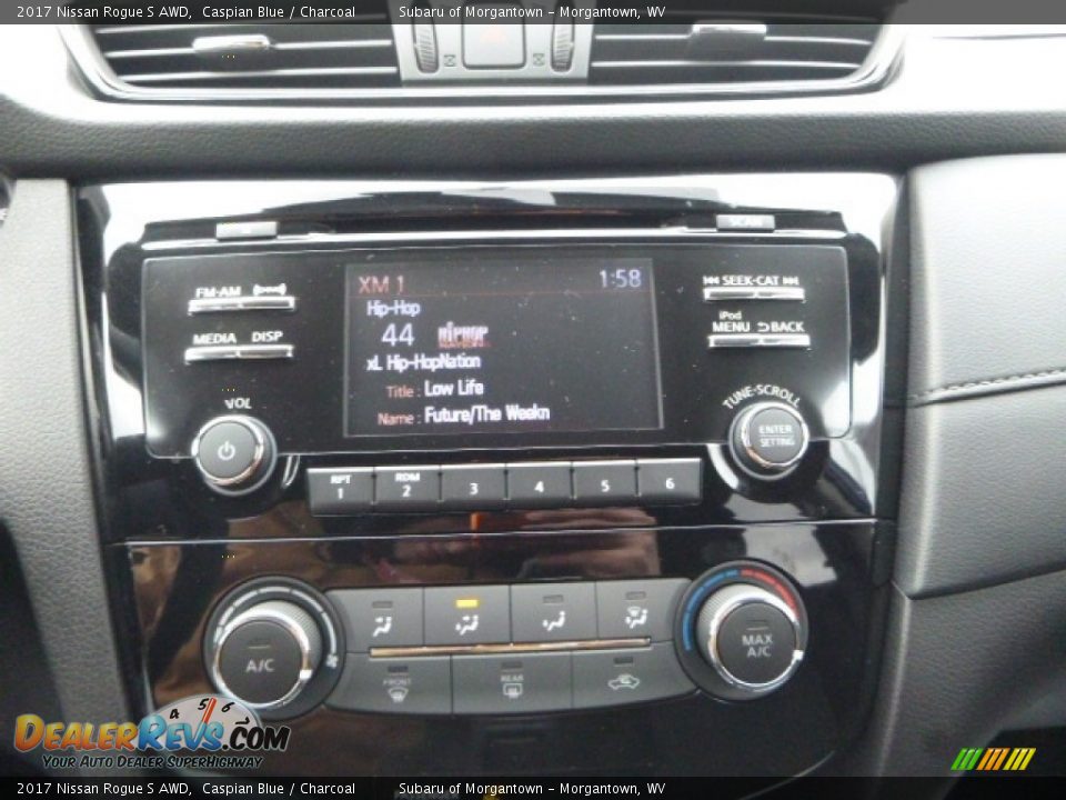 2017 Nissan Rogue S AWD Caspian Blue / Charcoal Photo #16