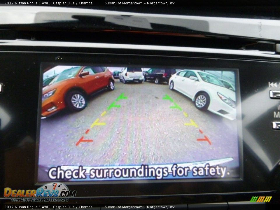 2017 Nissan Rogue S AWD Caspian Blue / Charcoal Photo #17