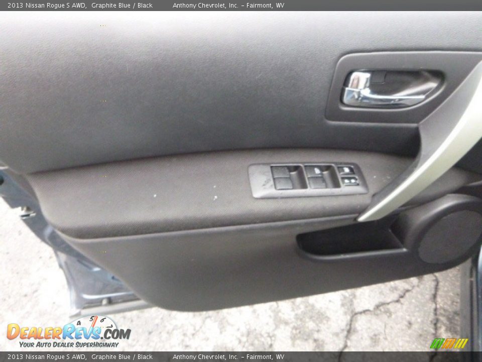 2013 Nissan Rogue S AWD Graphite Blue / Black Photo #14