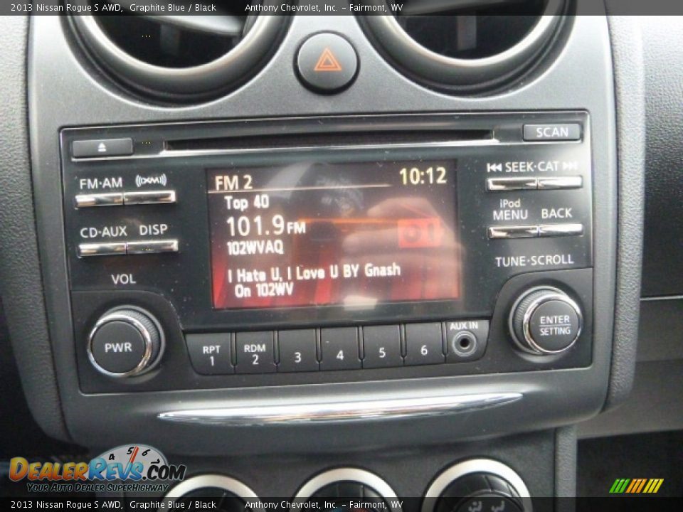 2013 Nissan Rogue S AWD Graphite Blue / Black Photo #16