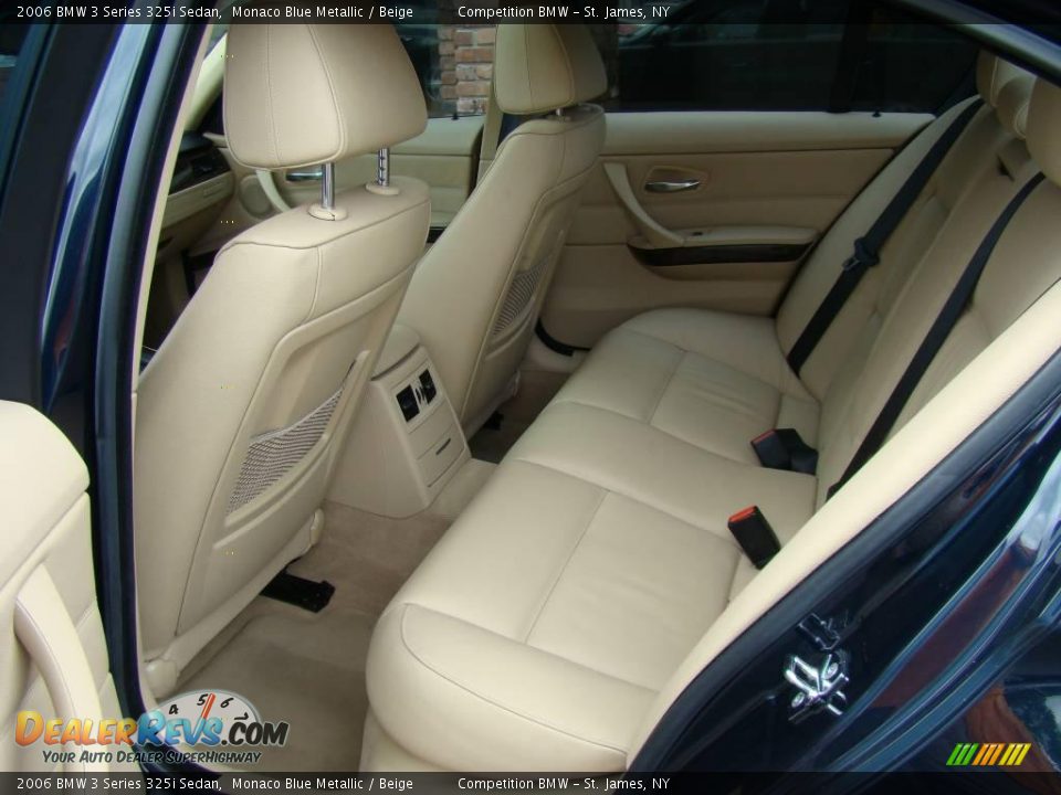2006 BMW 3 Series 325i Sedan Monaco Blue Metallic / Beige Photo #12