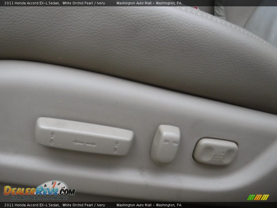 2011 Honda Accord EX-L Sedan White Orchid Pearl / Ivory Photo #14