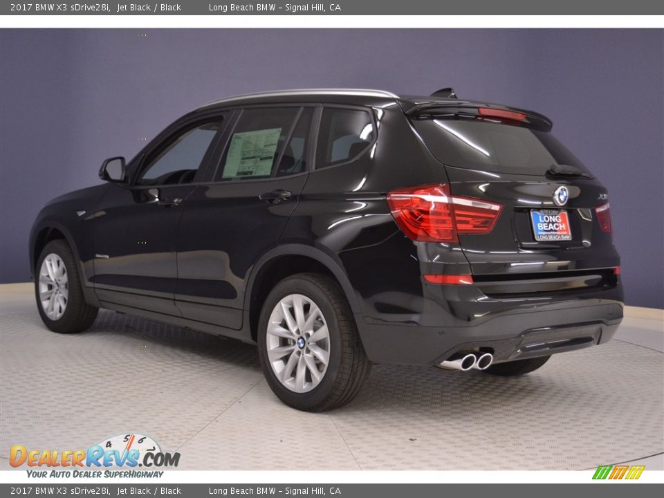 2017 BMW X3 sDrive28i Jet Black / Black Photo #4