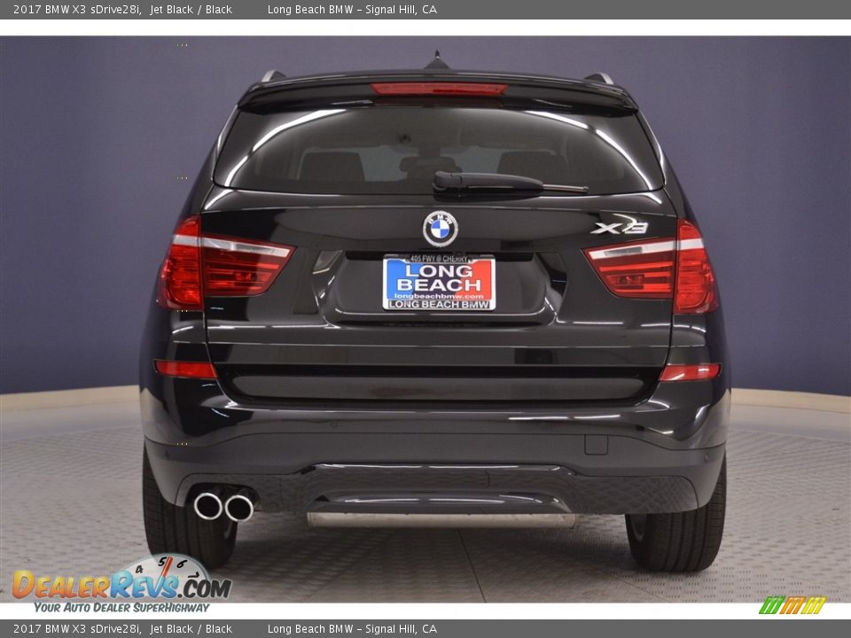 2017 BMW X3 sDrive28i Jet Black / Black Photo #5