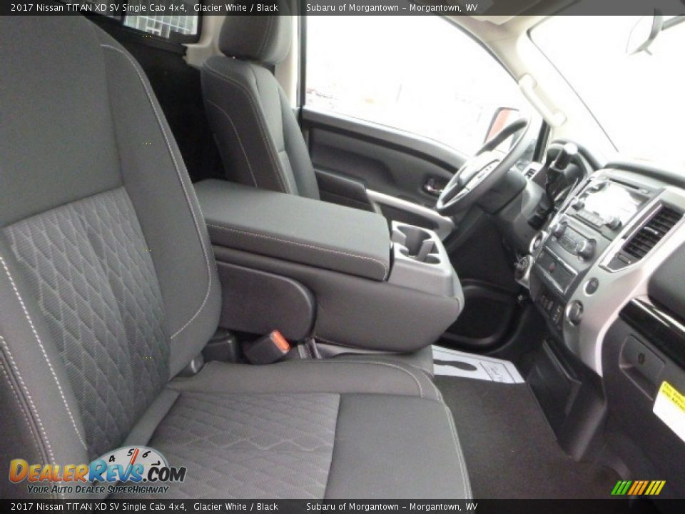 Black Interior - 2017 Nissan TITAN XD SV Single Cab 4x4 Photo #3