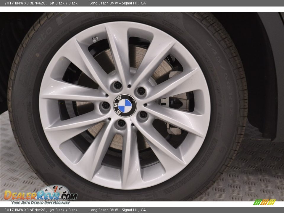 2017 BMW X3 sDrive28i Jet Black / Black Photo #6