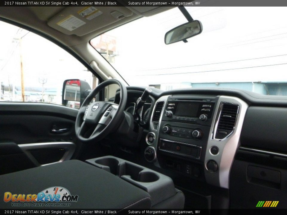2017 Nissan TITAN XD SV Single Cab 4x4 Glacier White / Black Photo #4