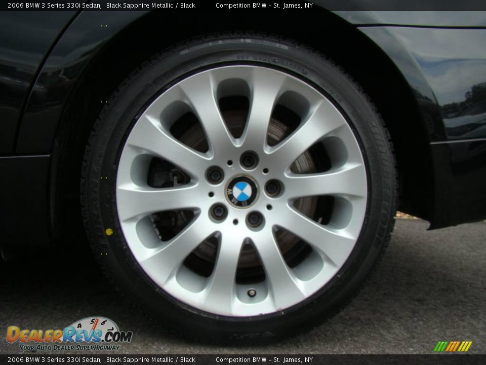 2006 BMW 3 Series 330i Sedan Black Sapphire Metallic / Black Photo #6