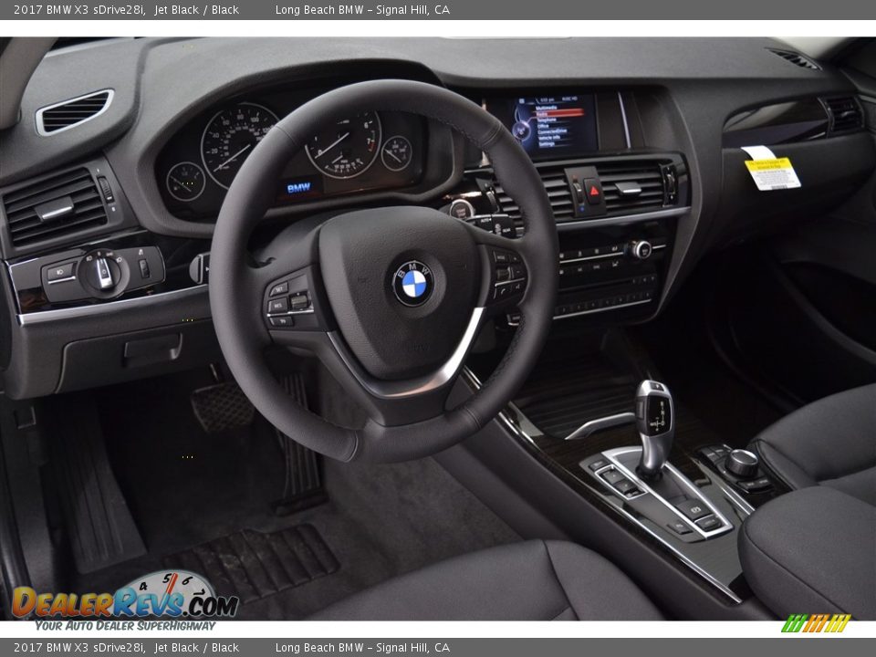 2017 BMW X3 sDrive28i Jet Black / Black Photo #7