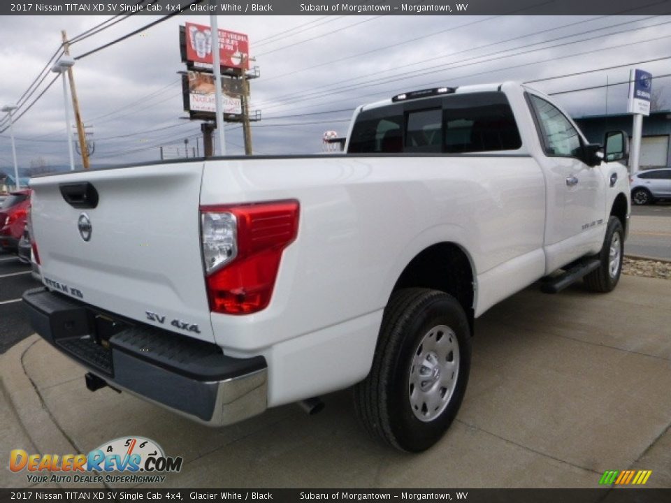 2017 Nissan TITAN XD SV Single Cab 4x4 Glacier White / Black Photo #6