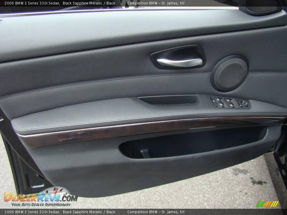 2006 BMW 3 Series 330i Sedan Black Sapphire Metallic / Black Photo #7