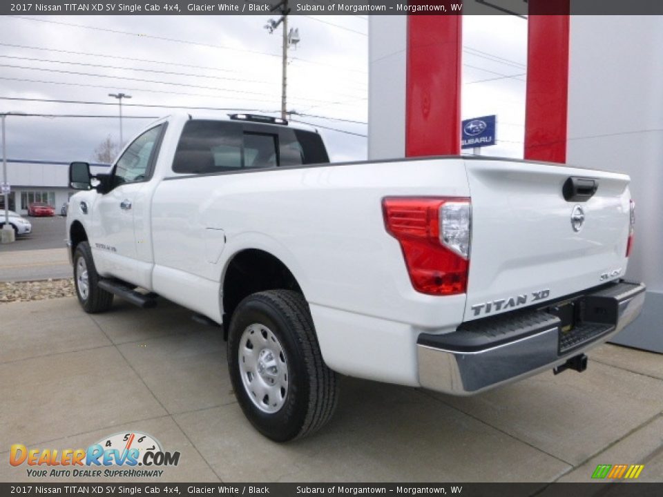 2017 Nissan TITAN XD SV Single Cab 4x4 Glacier White / Black Photo #8