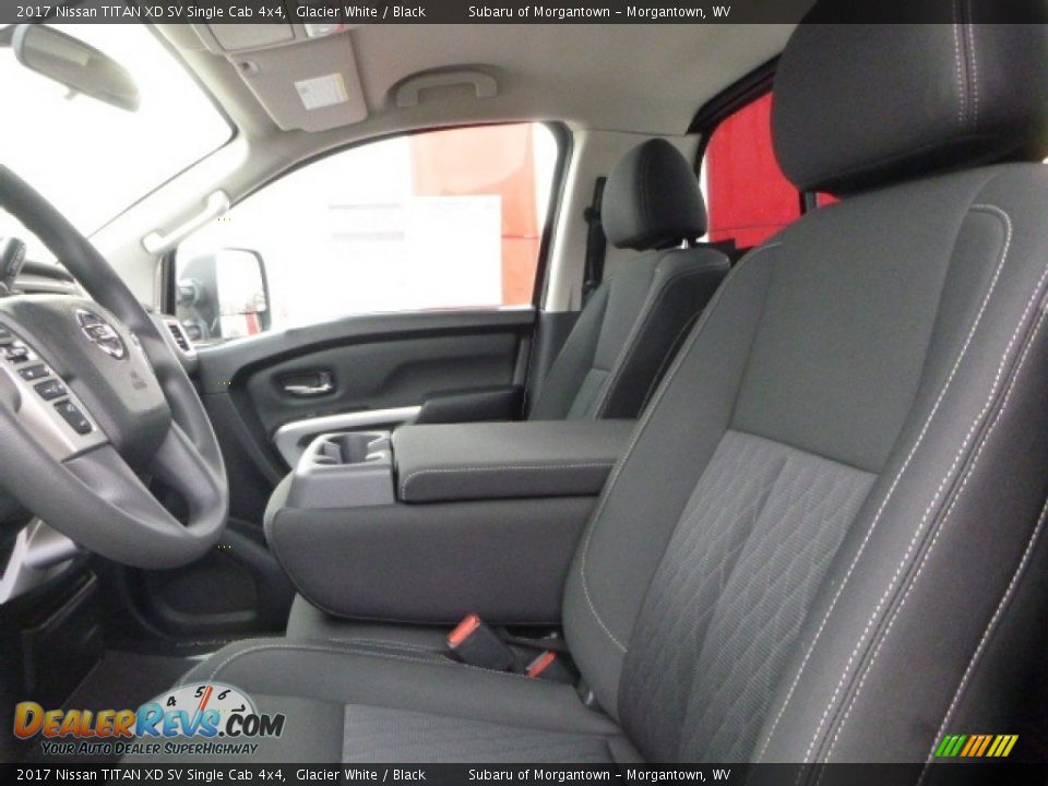 Front Seat of 2017 Nissan TITAN XD SV Single Cab 4x4 Photo #11