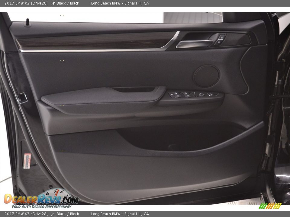 2017 BMW X3 sDrive28i Jet Black / Black Photo #11