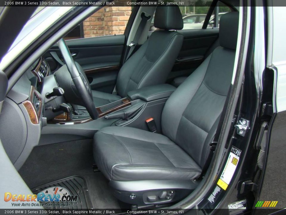 2006 BMW 3 Series 330i Sedan Black Sapphire Metallic / Black Photo #8