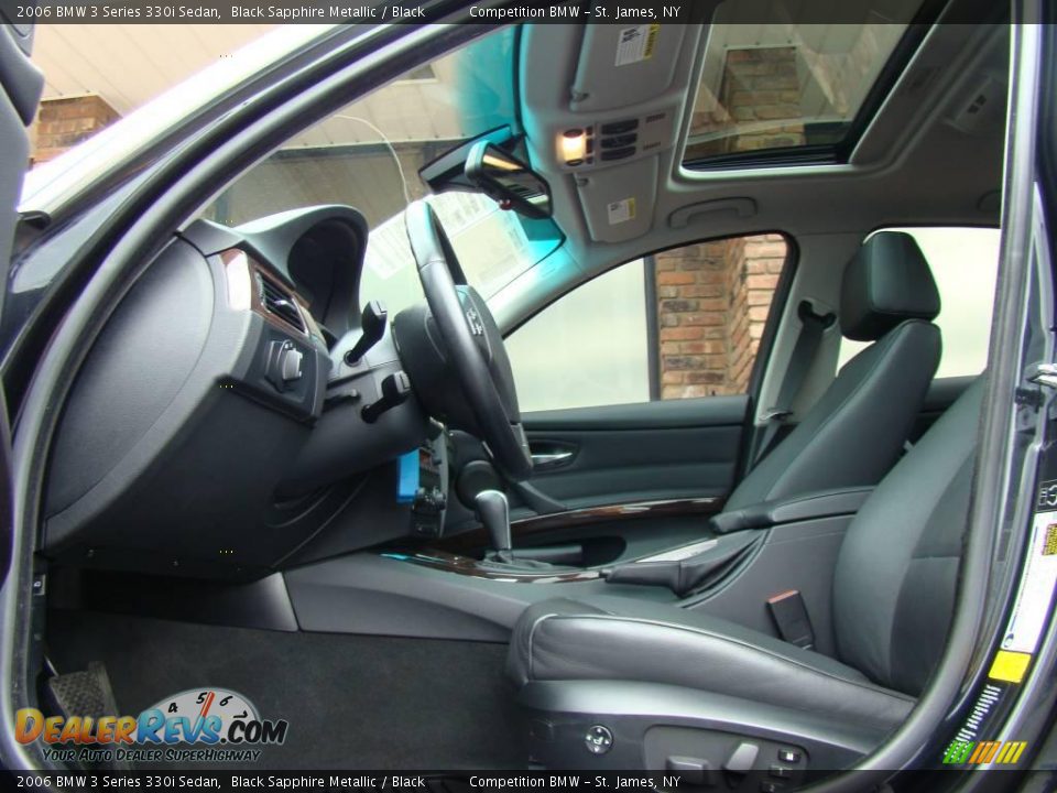 2006 BMW 3 Series 330i Sedan Black Sapphire Metallic / Black Photo #9