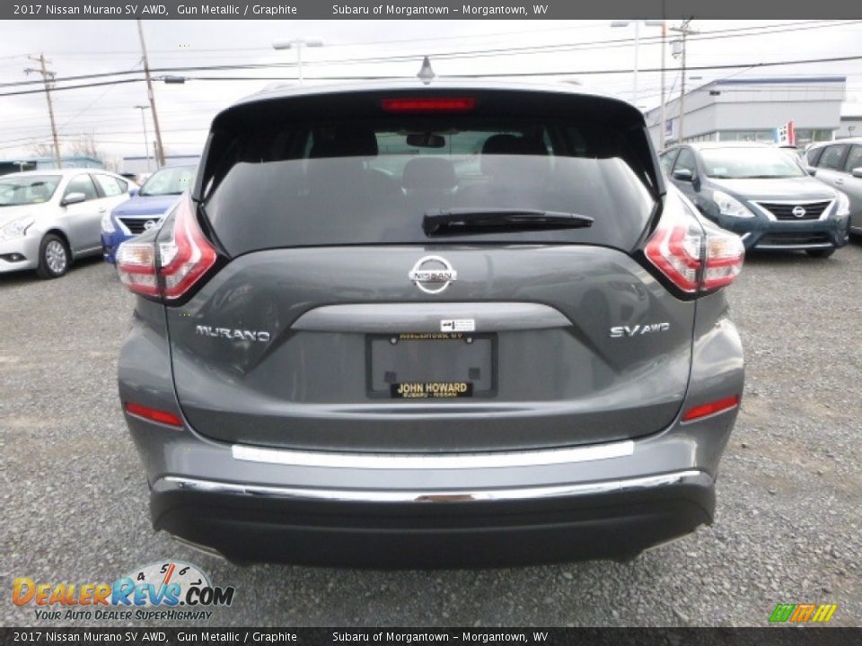 2017 Nissan Murano SV AWD Gun Metallic / Graphite Photo #8