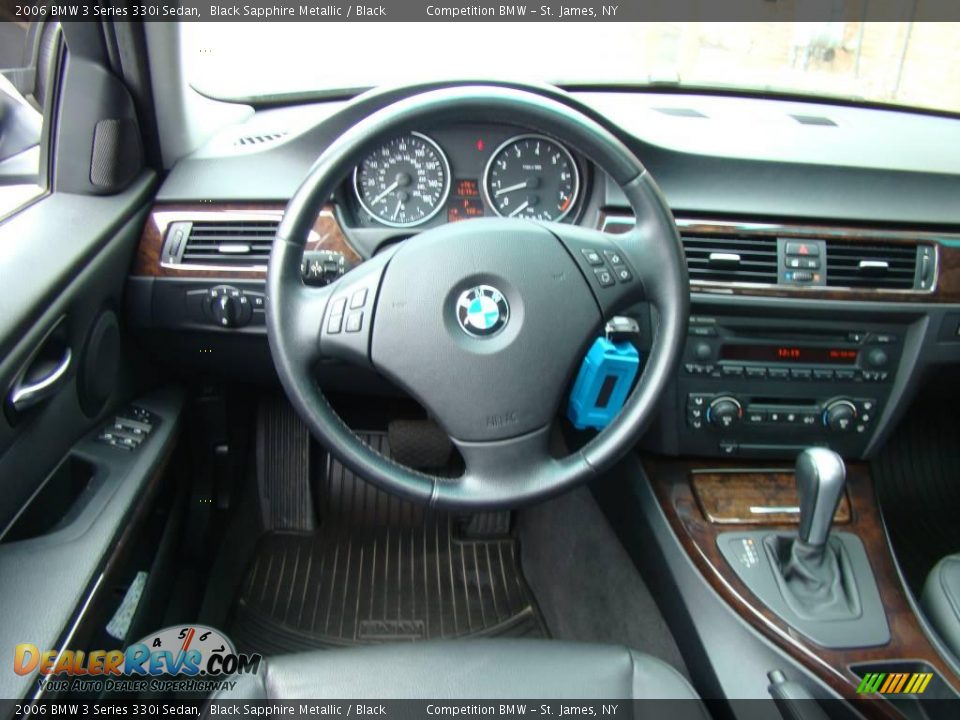 2006 BMW 3 Series 330i Sedan Black Sapphire Metallic / Black Photo #11