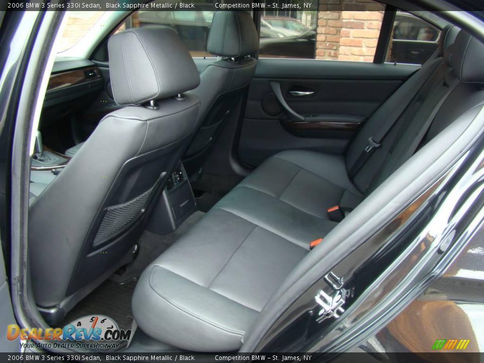 2006 BMW 3 Series 330i Sedan Black Sapphire Metallic / Black Photo #12