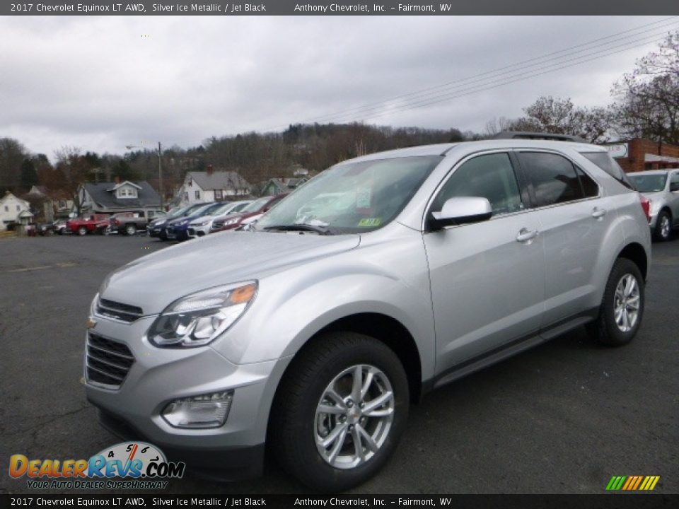 2017 Chevrolet Equinox LT AWD Silver Ice Metallic / Jet Black Photo #2