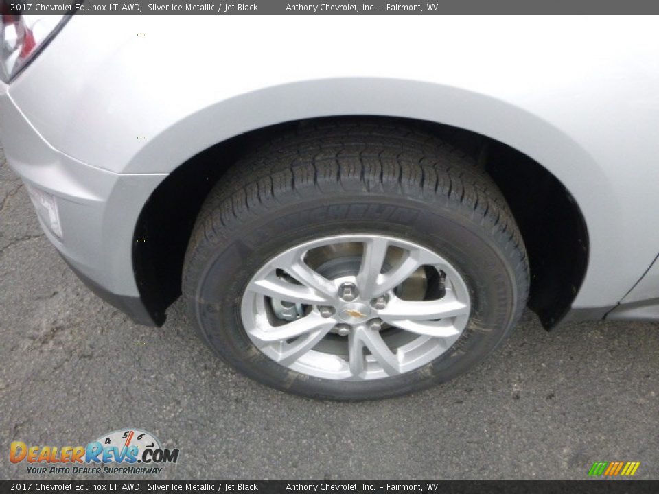 2017 Chevrolet Equinox LT AWD Silver Ice Metallic / Jet Black Photo #3