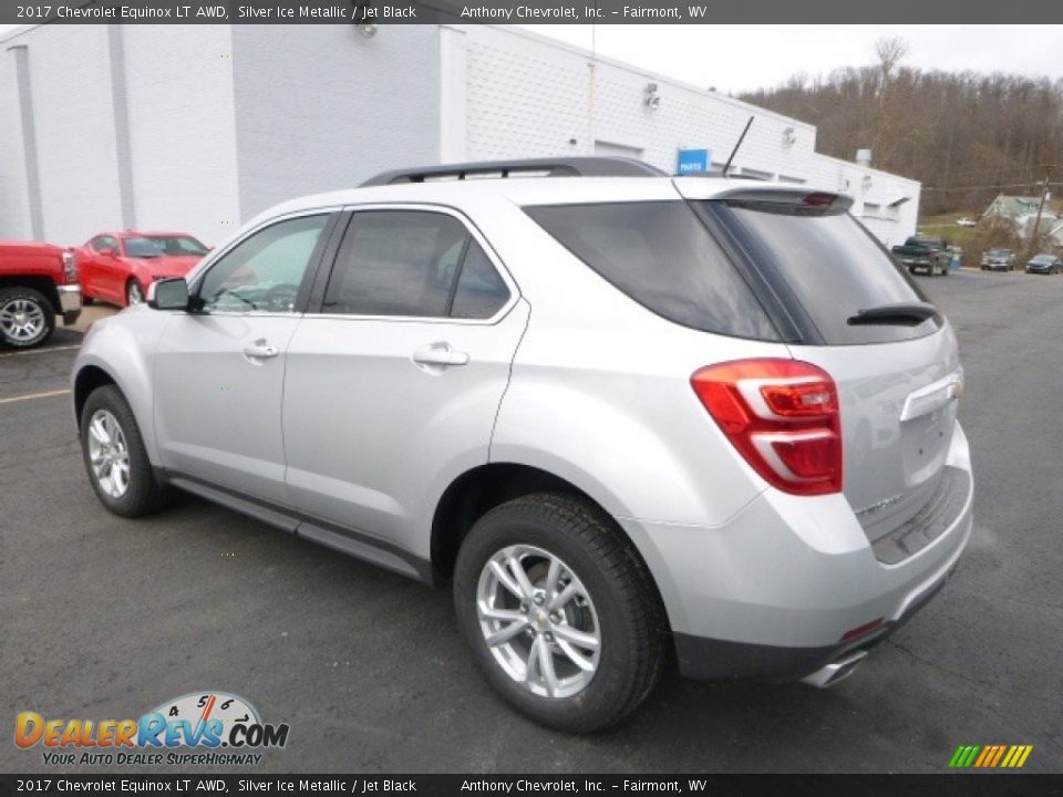 2017 Chevrolet Equinox LT AWD Silver Ice Metallic / Jet Black Photo #5