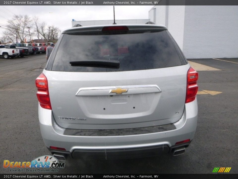 2017 Chevrolet Equinox LT AWD Silver Ice Metallic / Jet Black Photo #6