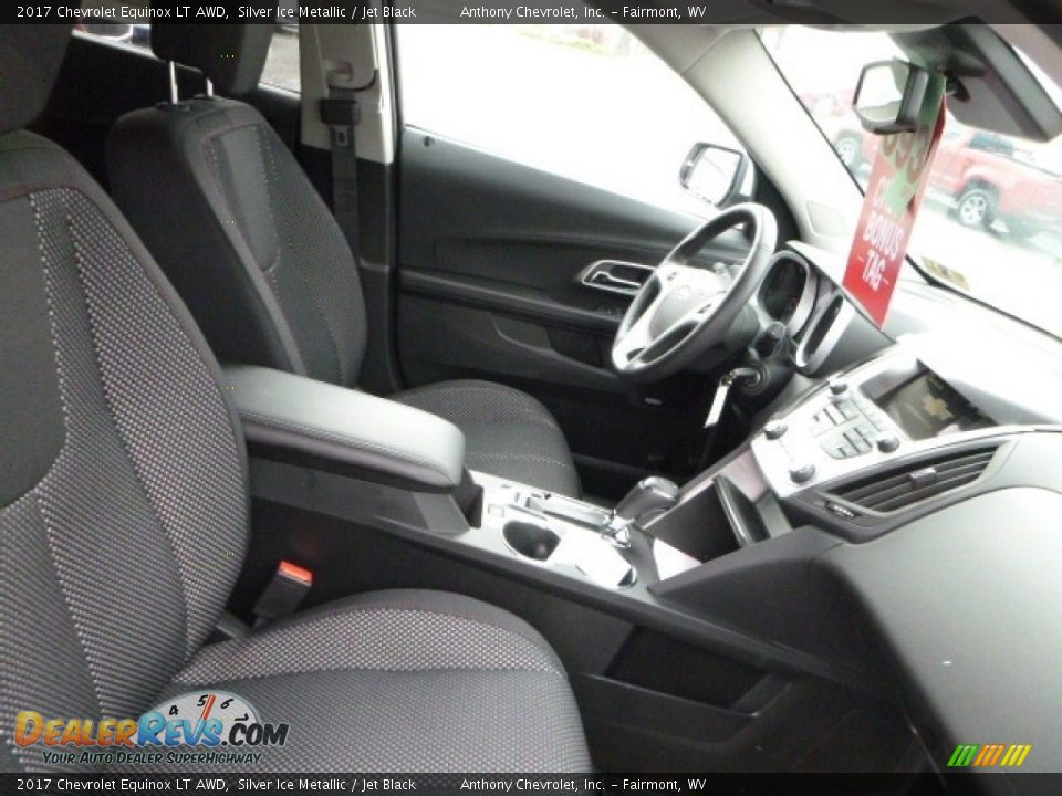 2017 Chevrolet Equinox LT AWD Silver Ice Metallic / Jet Black Photo #9