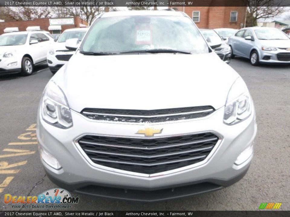 2017 Chevrolet Equinox LT AWD Silver Ice Metallic / Jet Black Photo #11