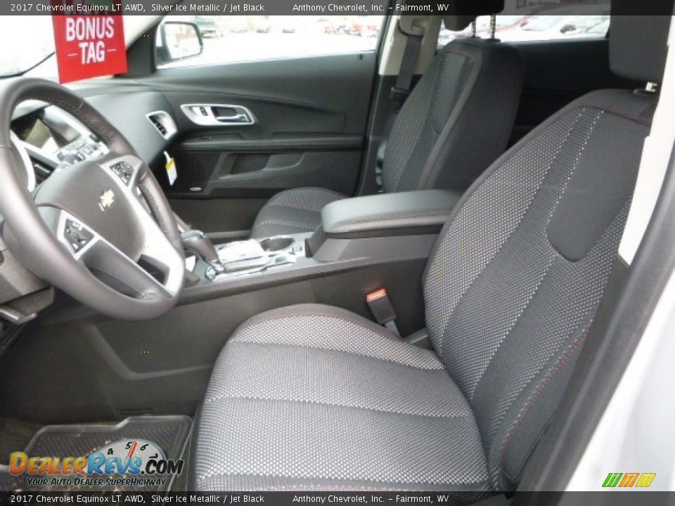 2017 Chevrolet Equinox LT AWD Silver Ice Metallic / Jet Black Photo #12
